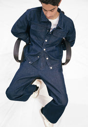 Raw Denim Jacket - Blue