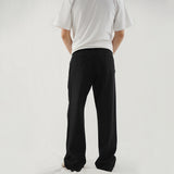 Stripe Denim Straight Fit Jeans