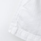 CASUAL DRAWSTRING SOFT DENIM SHORT - WHITE