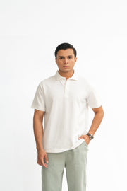 Classic Polo Shirt - Eternal White