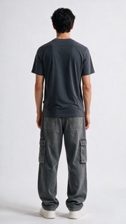 Premium Soft-Touch 
Tee- Pebble Grey