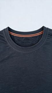 Premium Soft-Touch 
Tee- Pebble Grey