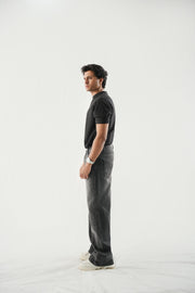 Extra Baggy Jeans Black Stone Wash