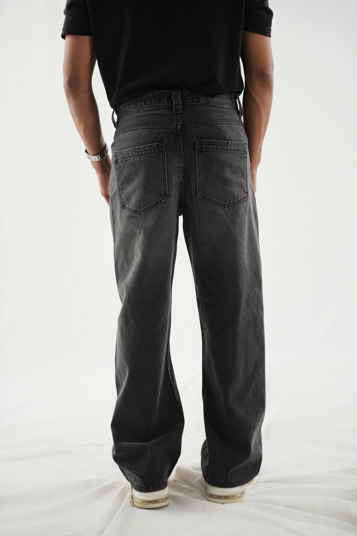 Extra Baggy Jeans Black Stone Wash