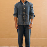 Denim Cross Pocket Shirt