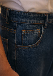 90’s Denim Straight Fit Jeans - Dark Blue Wash