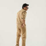 Light Khaki Denim Twin Set