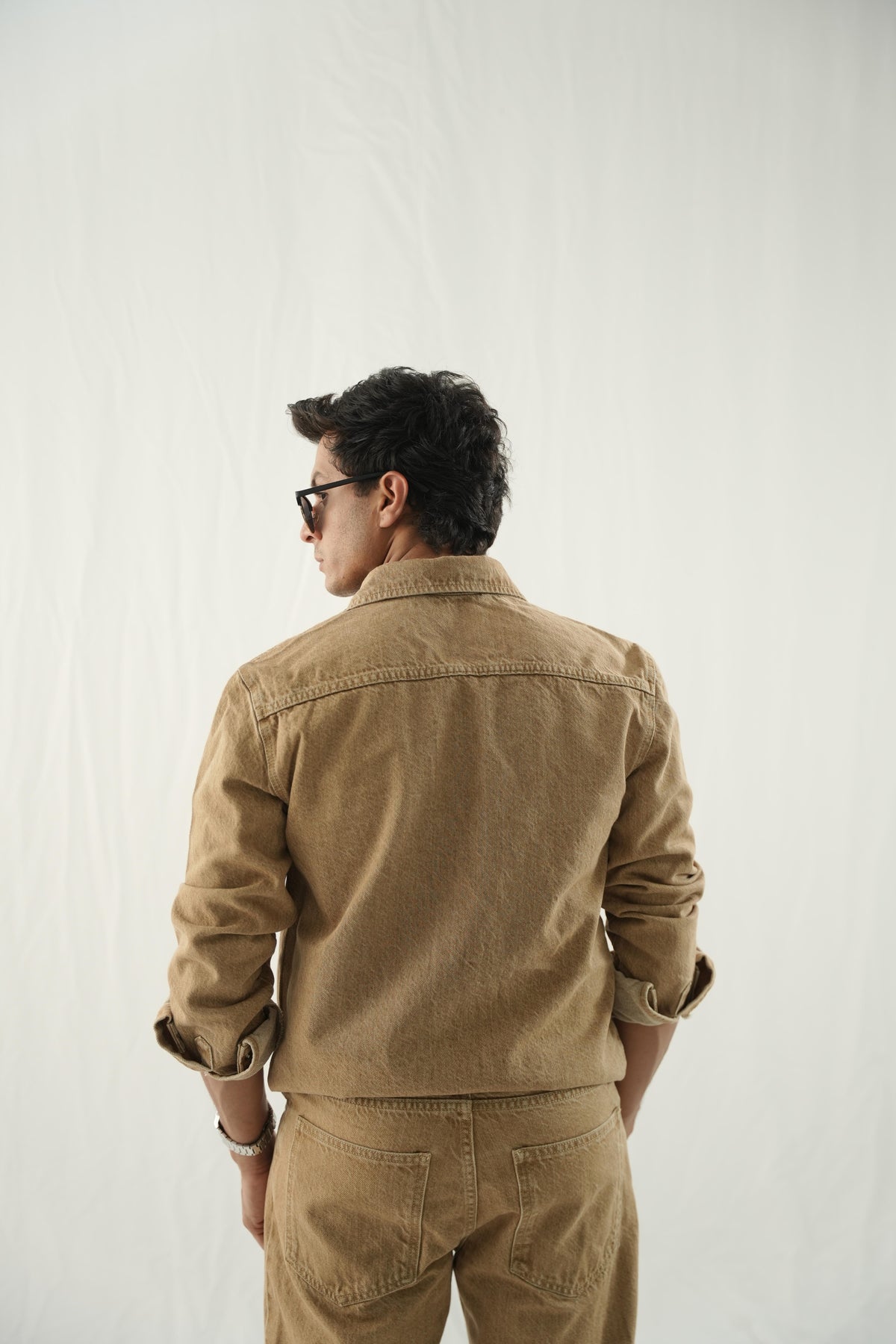 Light Khaki Denim Twin Set