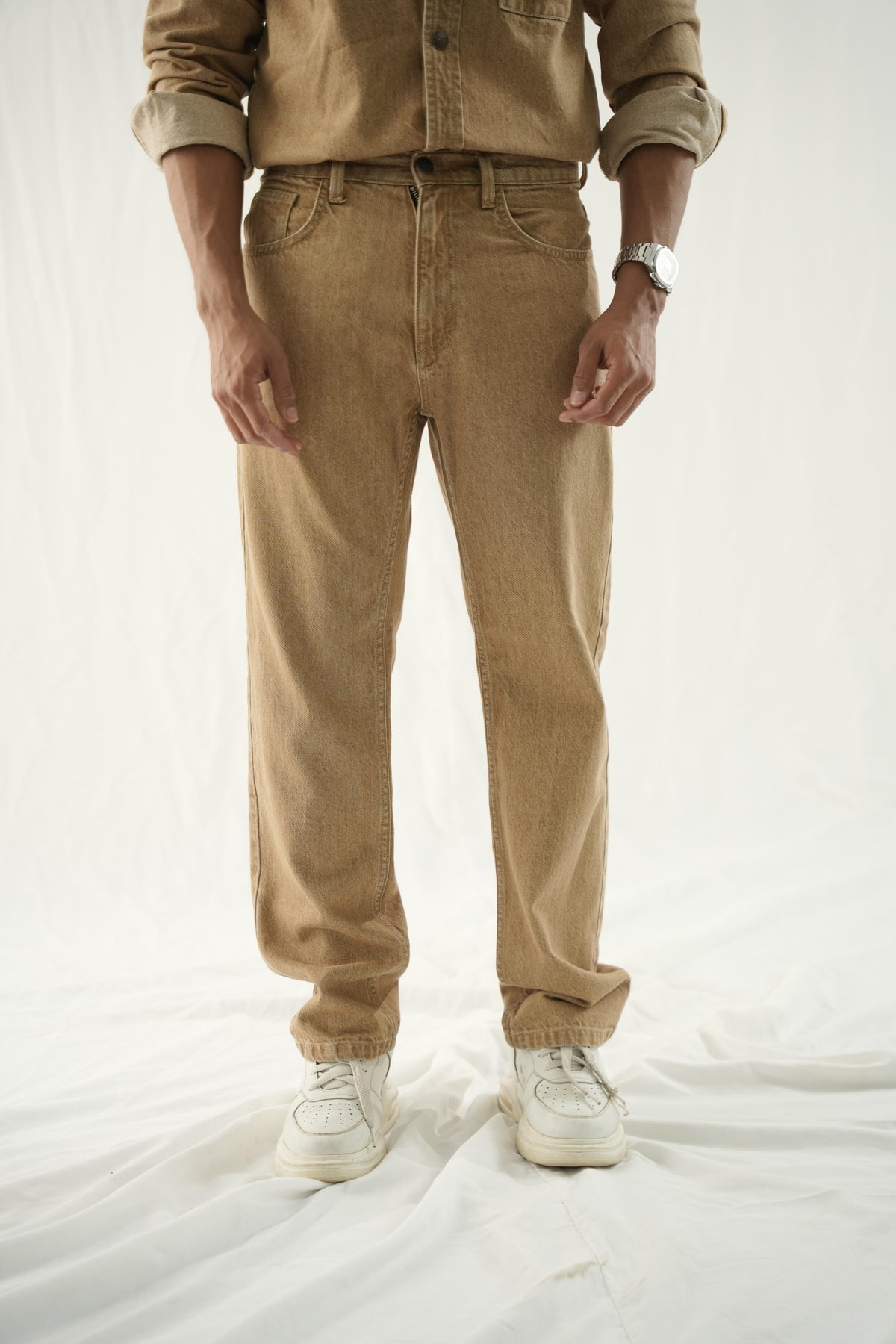 Light Khaki Denim Jeans