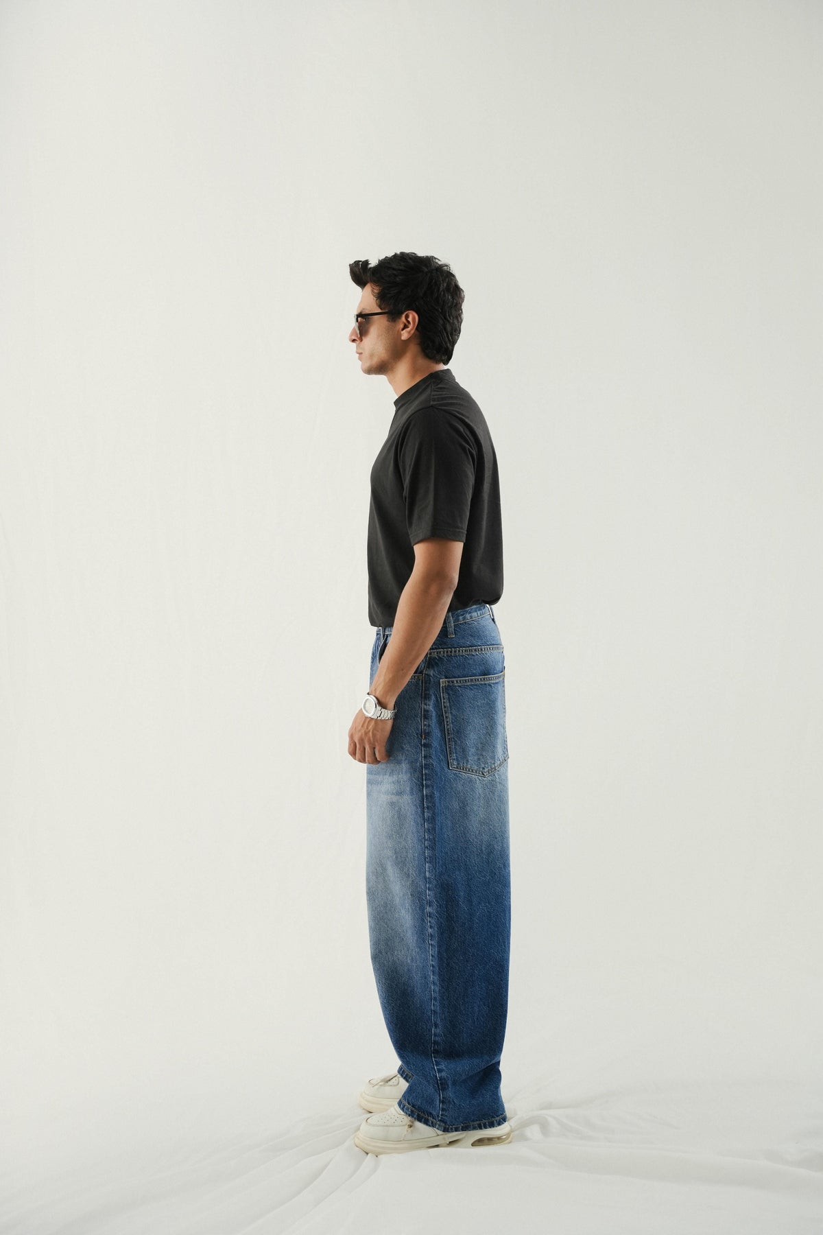 Extra Baggy Jeans Dark Blue