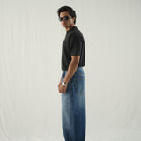 Extra Baggy Jeans Dark Blue