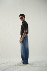 Extra Baggy Jeans Dark Blue