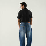 Extra Baggy Jeans Dark Blue