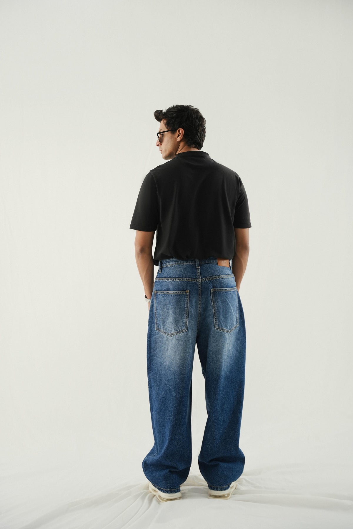 Extra Baggy Jeans Dark Blue