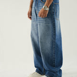 Extra Baggy Jeans Dark Blue