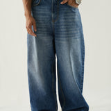 Extra Baggy Jeans Dark Blue