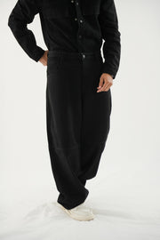 Black Technical Jeans - Super Baggy Fit