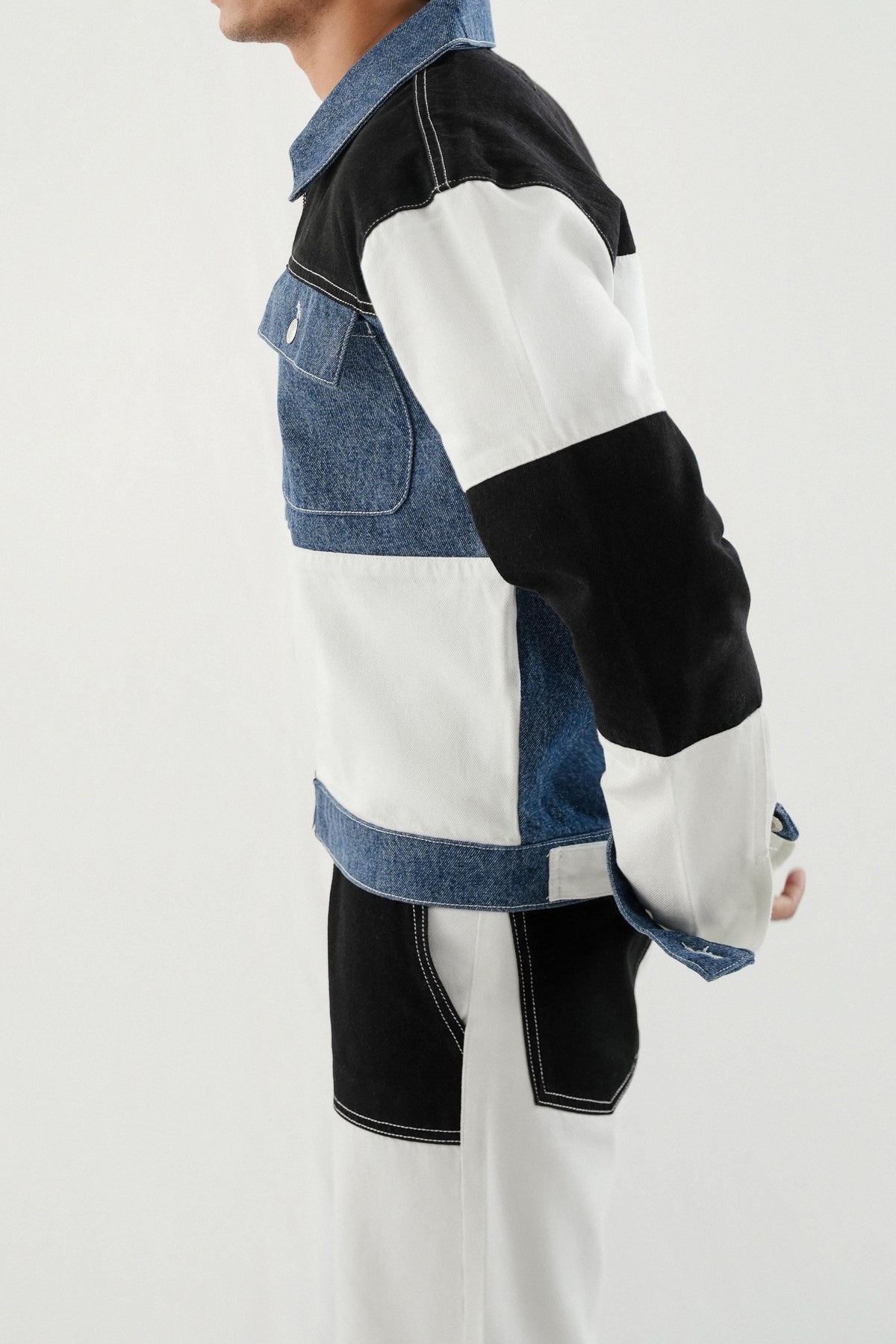 Patch Work Denim Jacket