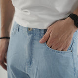 Wide Leg Light Blue- Ice Blue