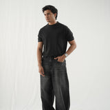 Extra Baggy Jeans Black Stone Wash