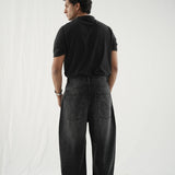 Extra Baggy Jeans Black Stone Wash