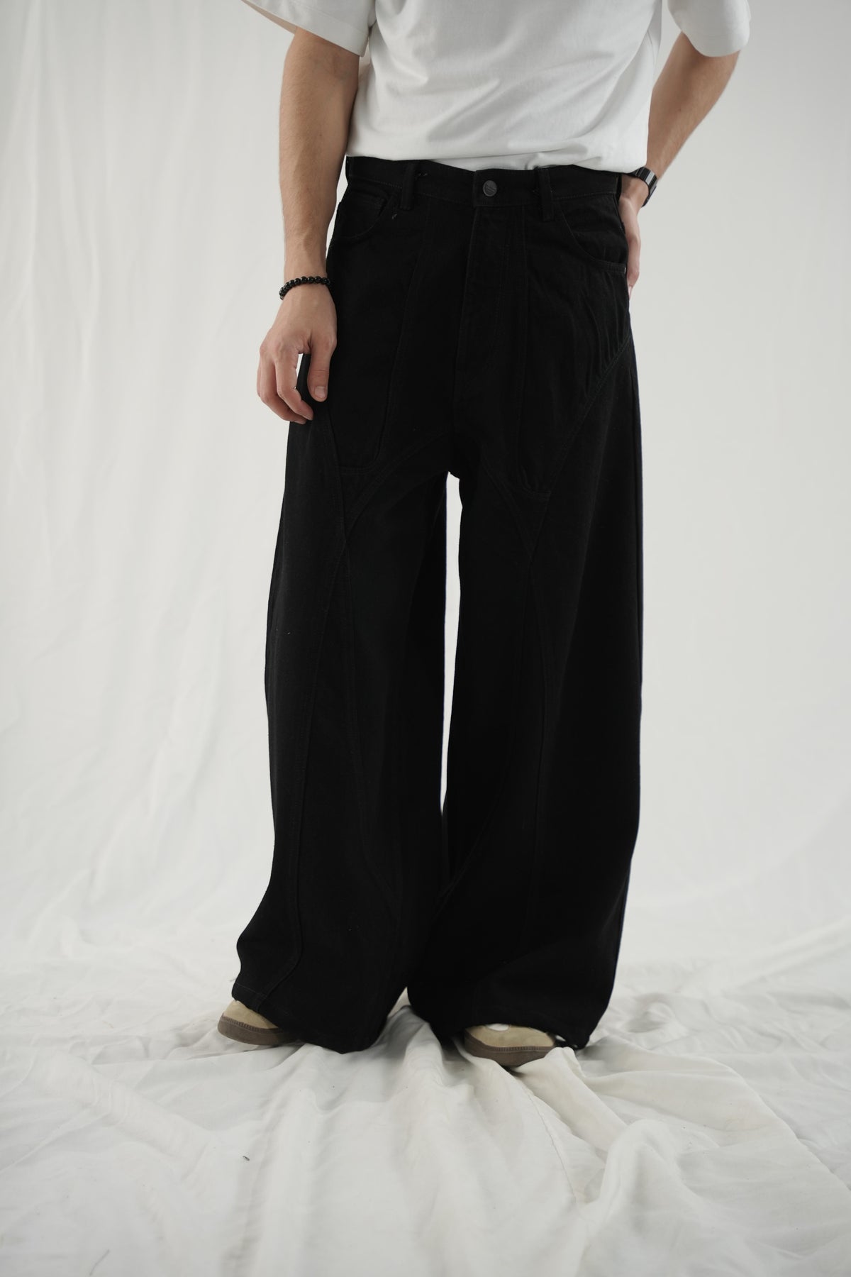 90s Og Belbottoms - Jet Black