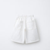 LONG LINE DRAW STRING SHORT - CASUAL CREAM