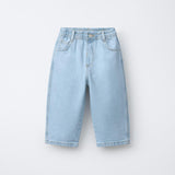 RELAXED FIT DENIM TROUSER - LIGHT BLUE