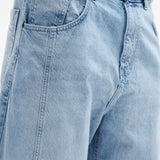 Barrel Fit Jeans - Light Blue