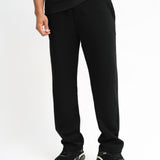Tapered Fit Sweat Pants - Classic Black