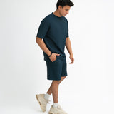 Waffle Knit Twin Set - Blue