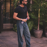 Baggy Fit Jeans - Tint Over Dyed