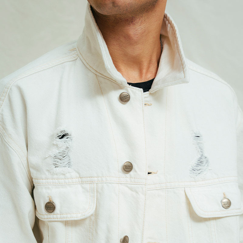 White Denim Jacket