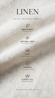 Fluid Linen Casual Pants - Off White