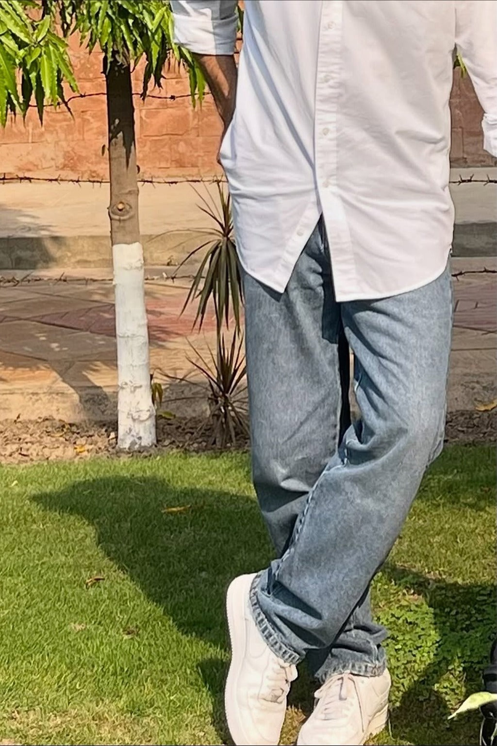 Basic Baggy - Mid Blue Wash