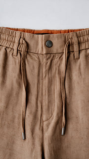 Linen Pant - Sand Brown