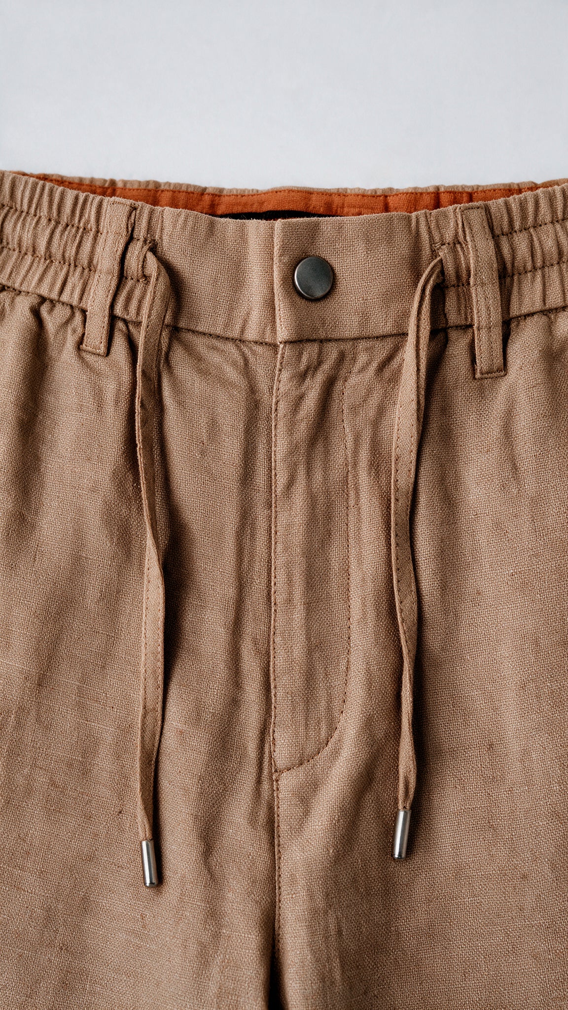 Linen Pant - Sand Brown
