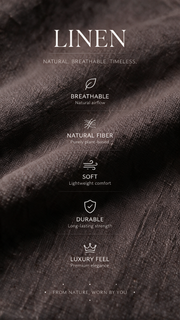 Linen Pant - Walnut Brown