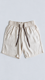 Linen Shorts - OFF WHITE