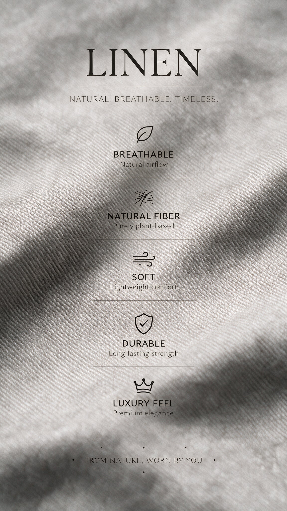 Dress Linen Pant - IVORY GREY