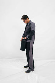Denim Jacket - Black & Grey