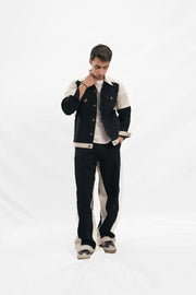 Denim Jacket  - Black & White