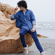 Single Pocket Shirt Blue