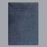 Denim Laptop Sleeve Velcro (Light Blue)