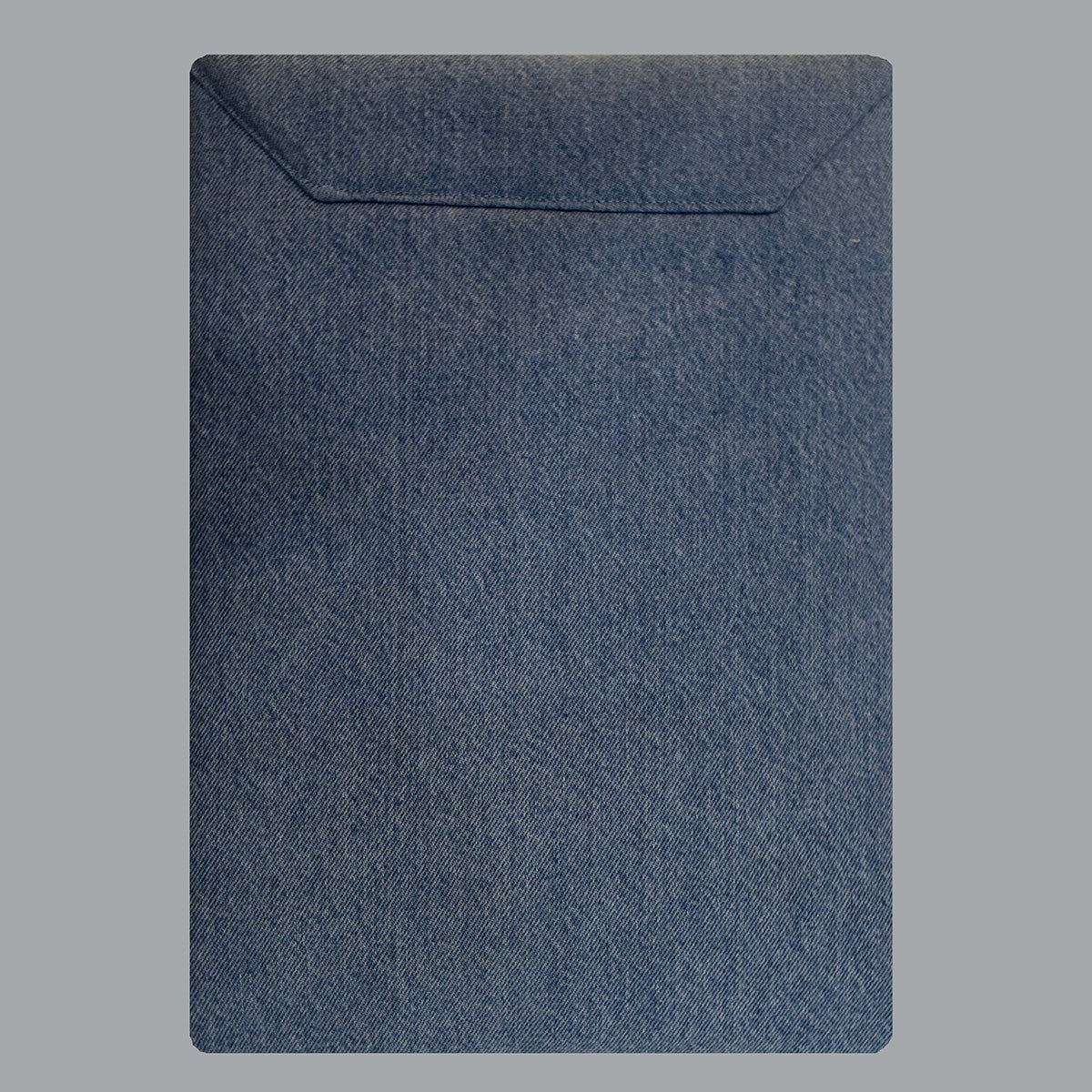 Denim Laptop Sleeve Velcro (Light Blue)