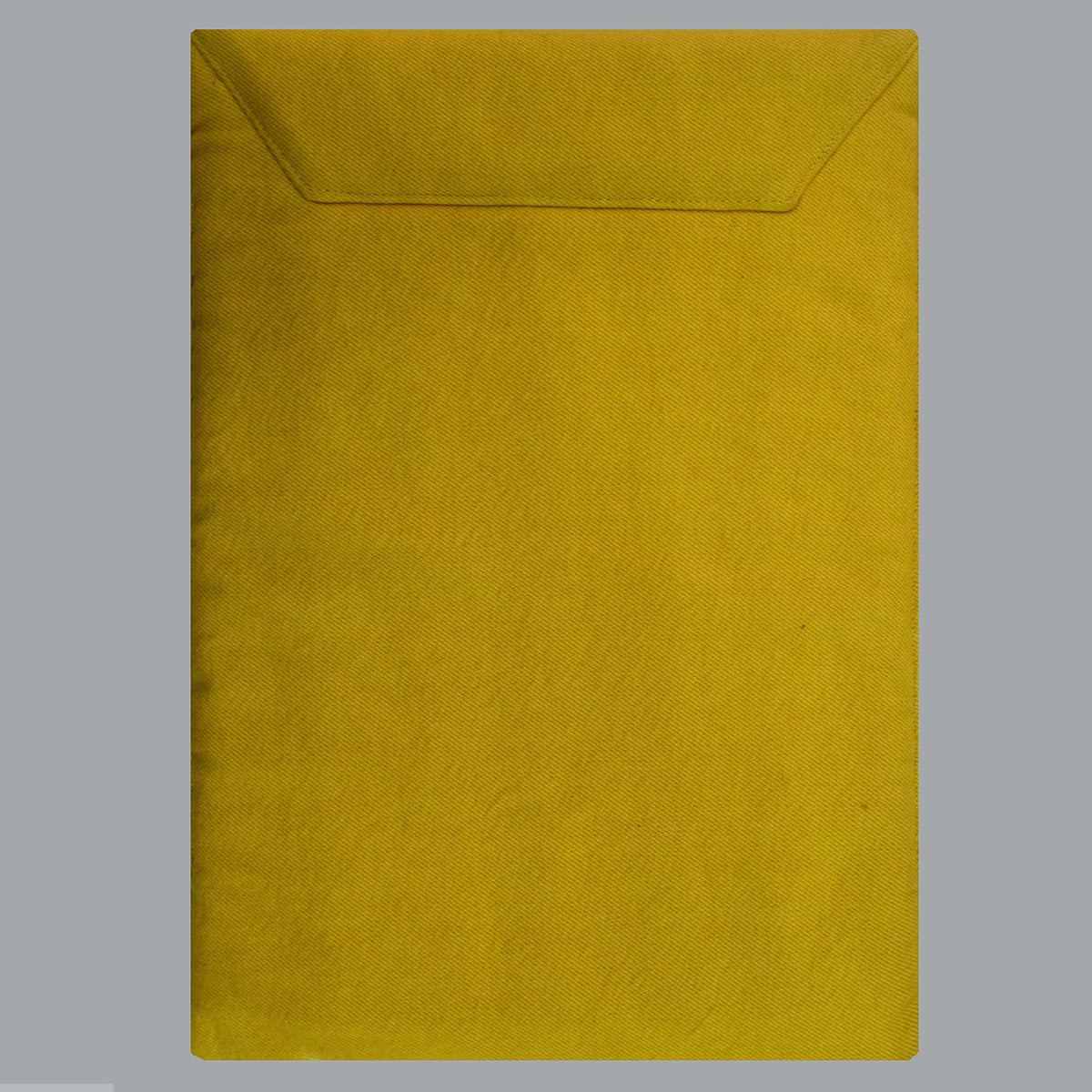 Denim Laptop Sleeve Velcro (Yellow)