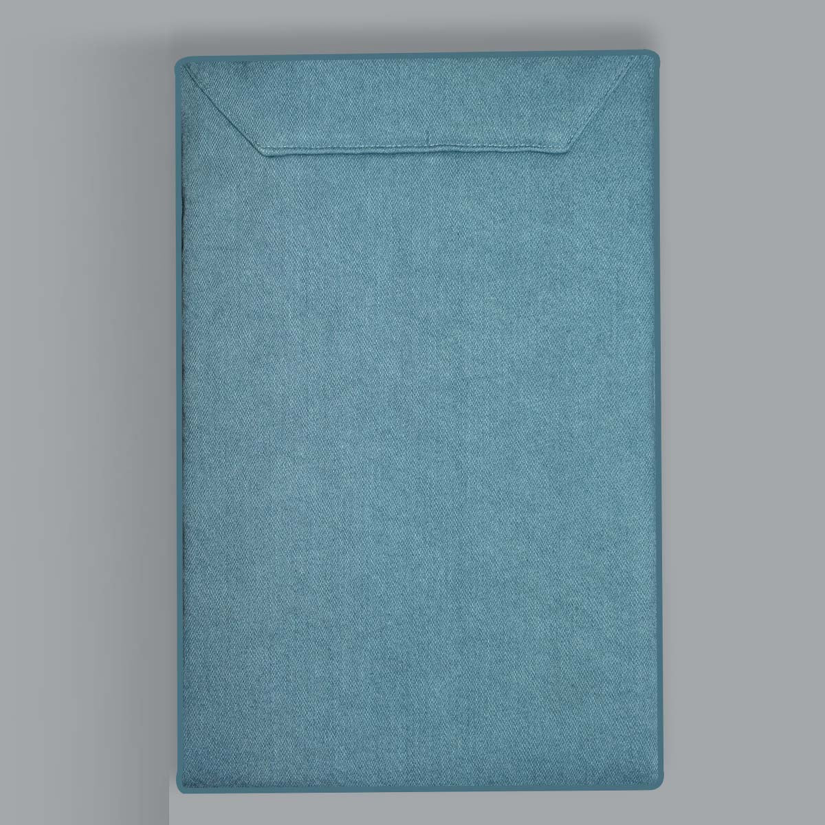 Denim Laptop Sleeve Velcro (Teal Blue)